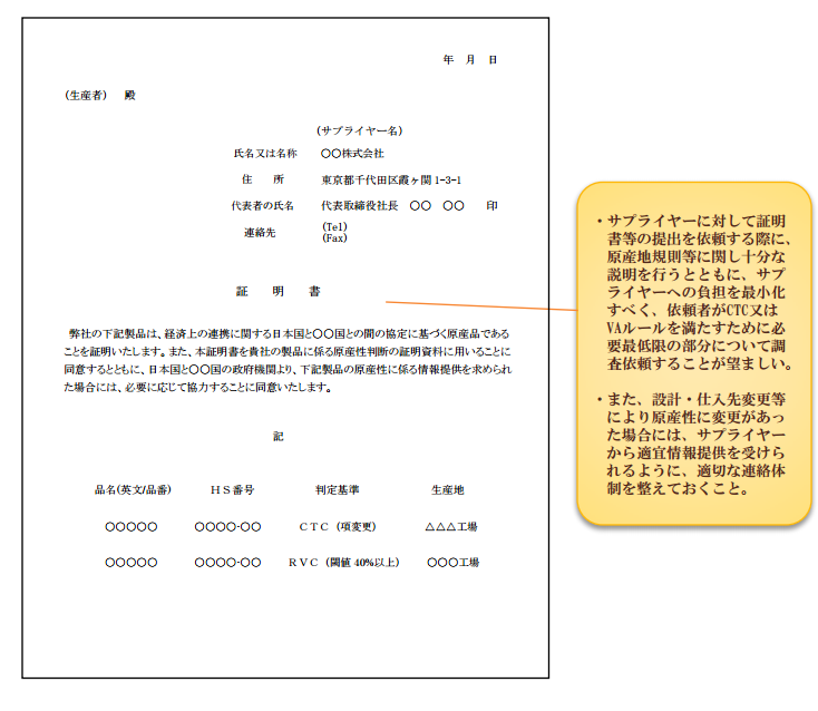 サプライヤー資料,誓約書,宣誓書